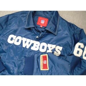 Vintage NFL Dallas Cowboys Jacket VTG Nylon Size Medium NFL Originals